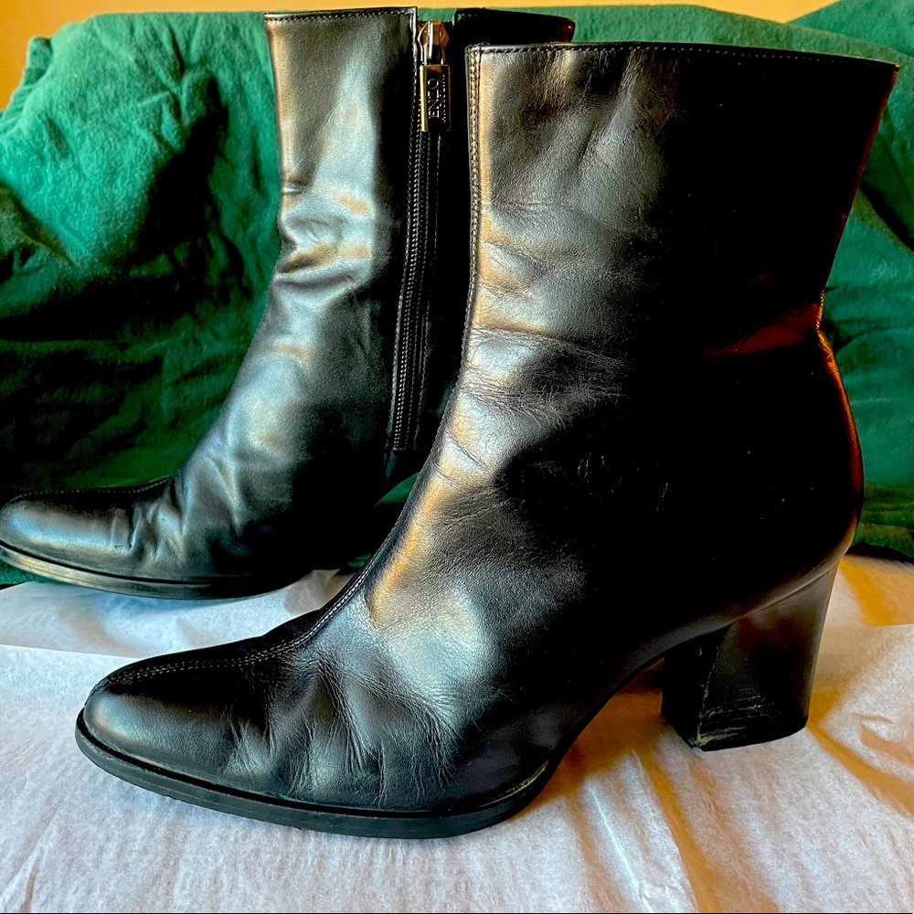 Enzo Angiolini Leather Ankle Boots